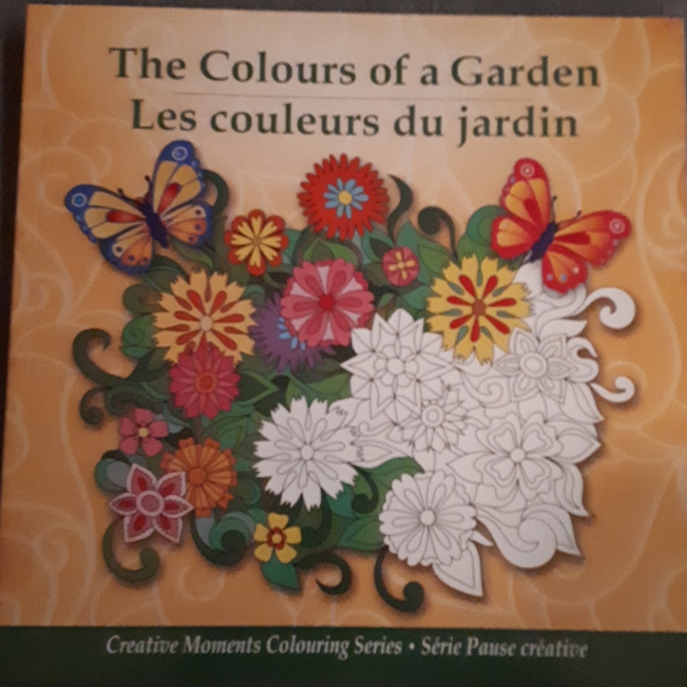 NWT -  Garden Colouring Book